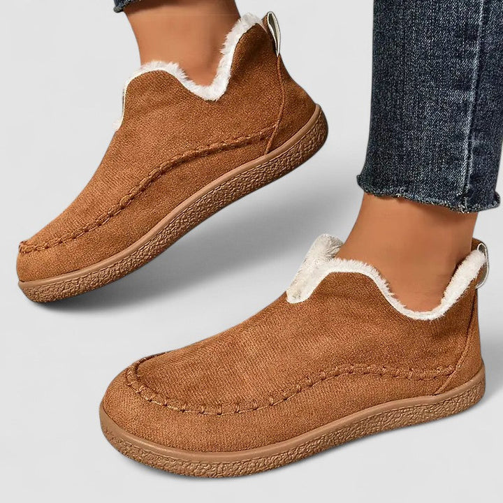 Kay – Fleece-Lined Slip-On Flats