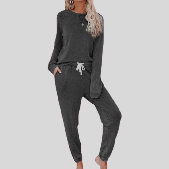 Tyne | Casual Long Sleeve and Joggers Set
