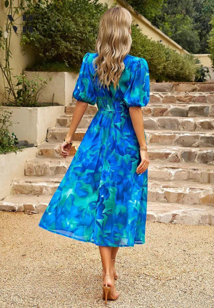 Adele | Elegant Floral Dress