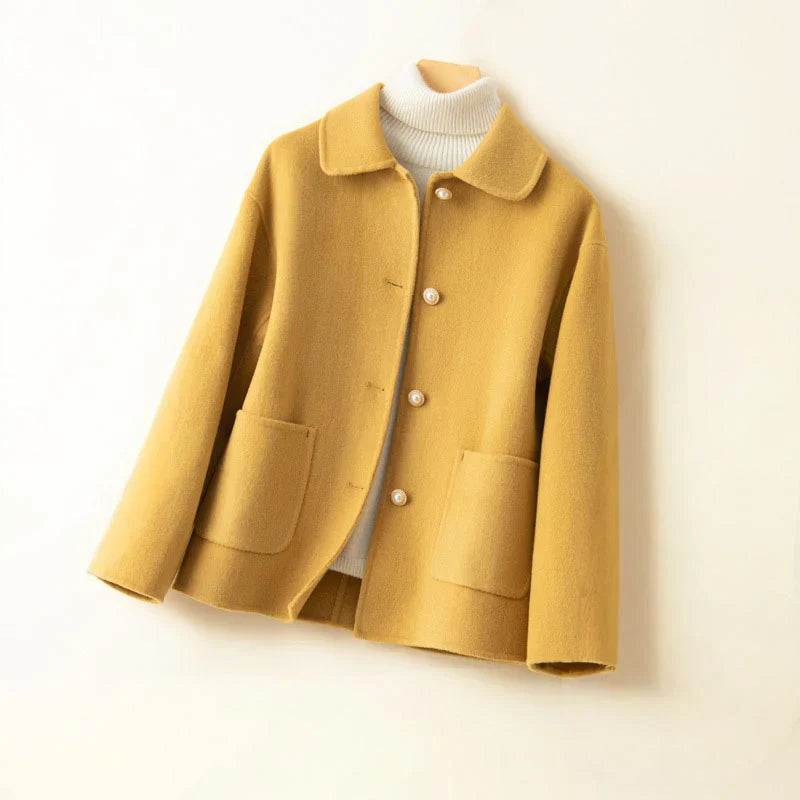 Beverley – Elegant Pearl Button Jacket