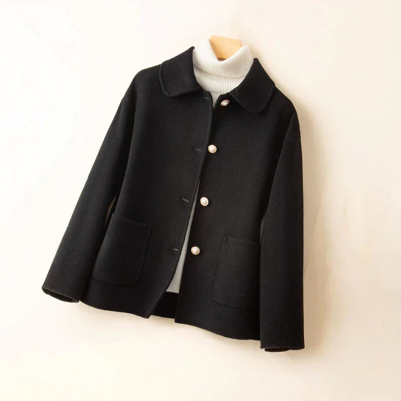 Beverley – Elegant Pearl Button Jacket