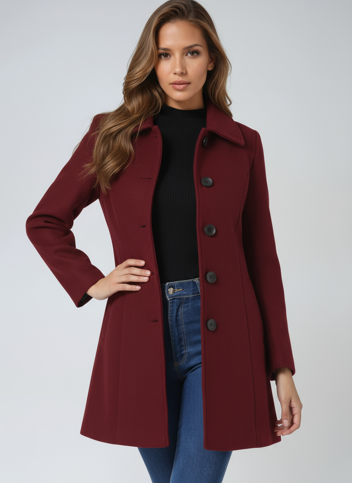 Rhoda – Tailored Elegant Long Coat