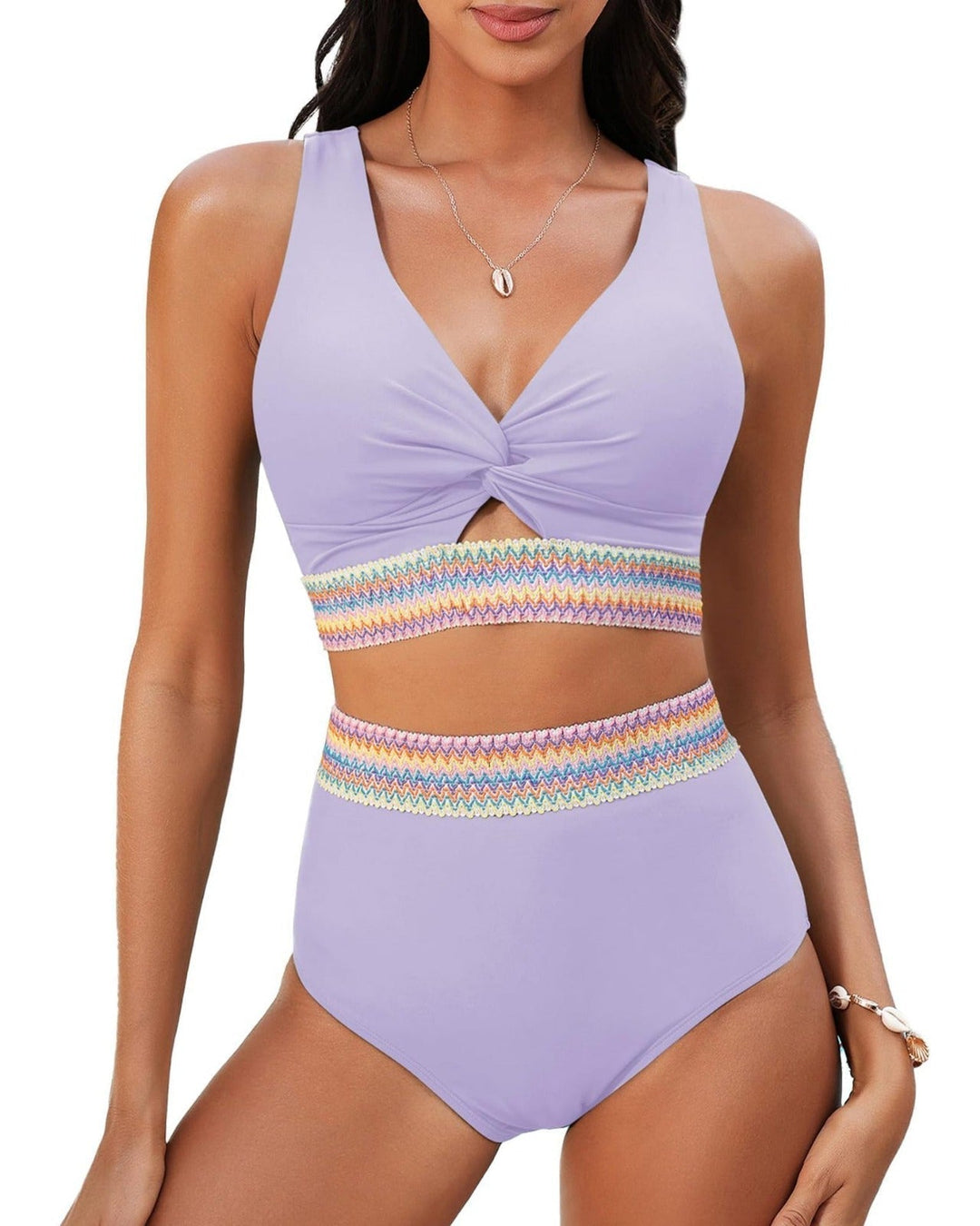 Isabelle | Crochet-Waist One-Piece Swimsuit