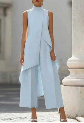 Tabitha – Asymmetric Panel Wide-Leg Set