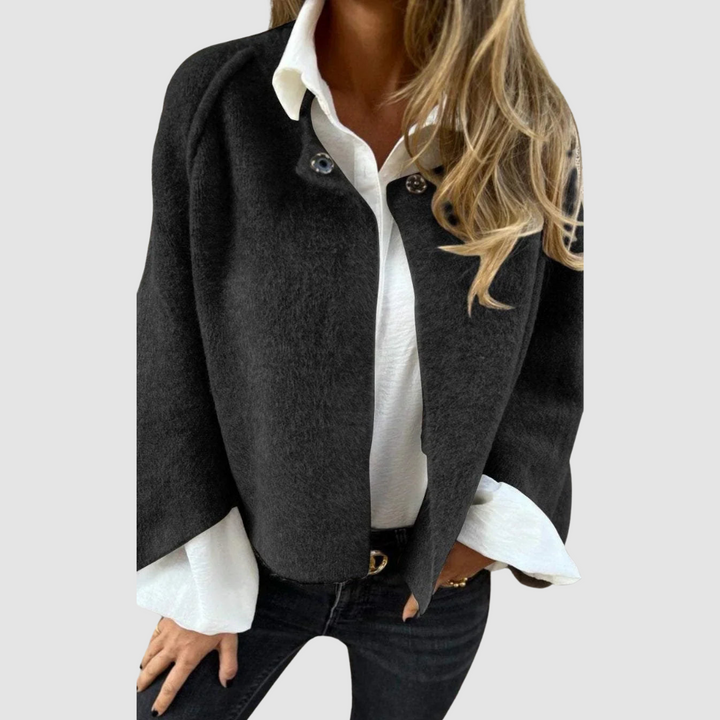 Elspeth – Soft Knit Cardigan with Jewel Buttons