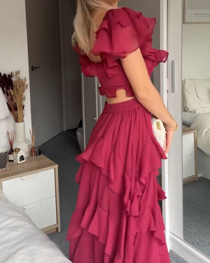 Kyndall | Ruffle Dress