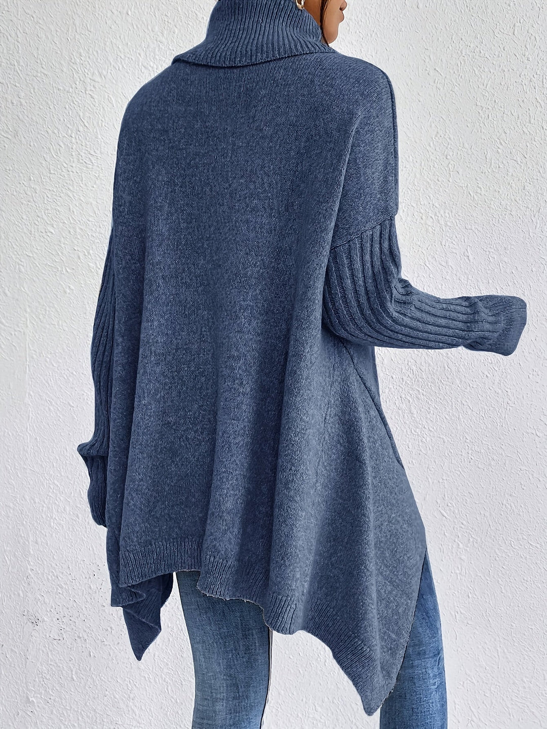Nicola – Oversized Turtleneck Knit Jumper