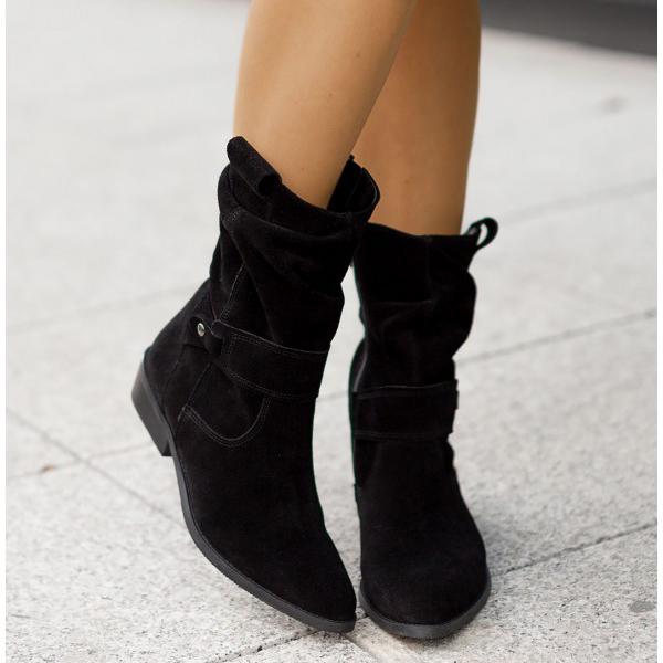 Jenna | Leather-Style Boots