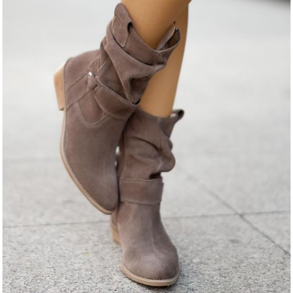 Jenna | Leather-Style Boots