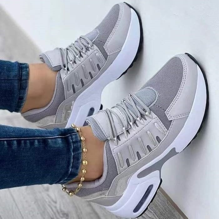 Camilla – Lace-Up Cushioned Everyday Trainers
