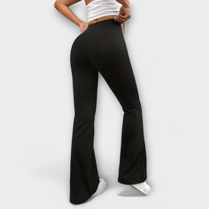 Eleni | Relaxed Trousers with Flared Leg