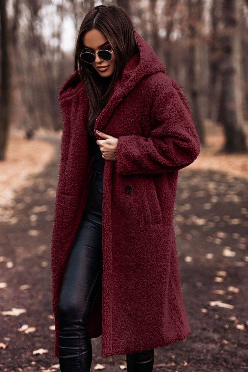 Ophelia – Oversized Teddy Fleece Coat