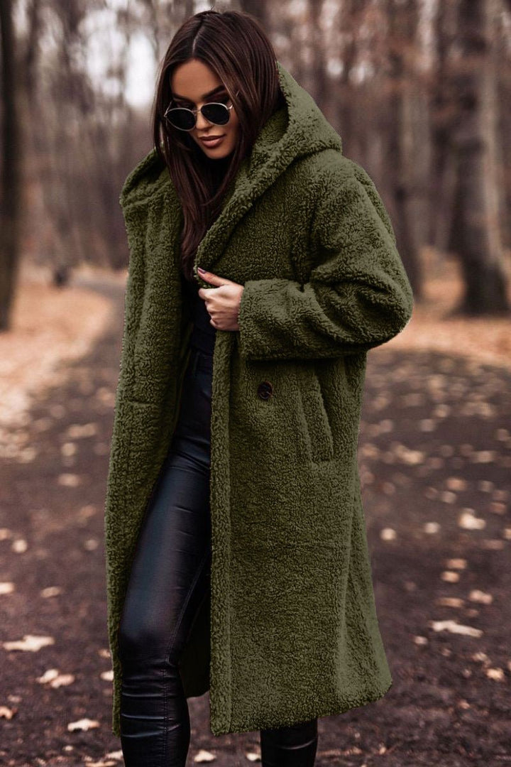 Ophelia – Oversized Teddy Fleece Coat