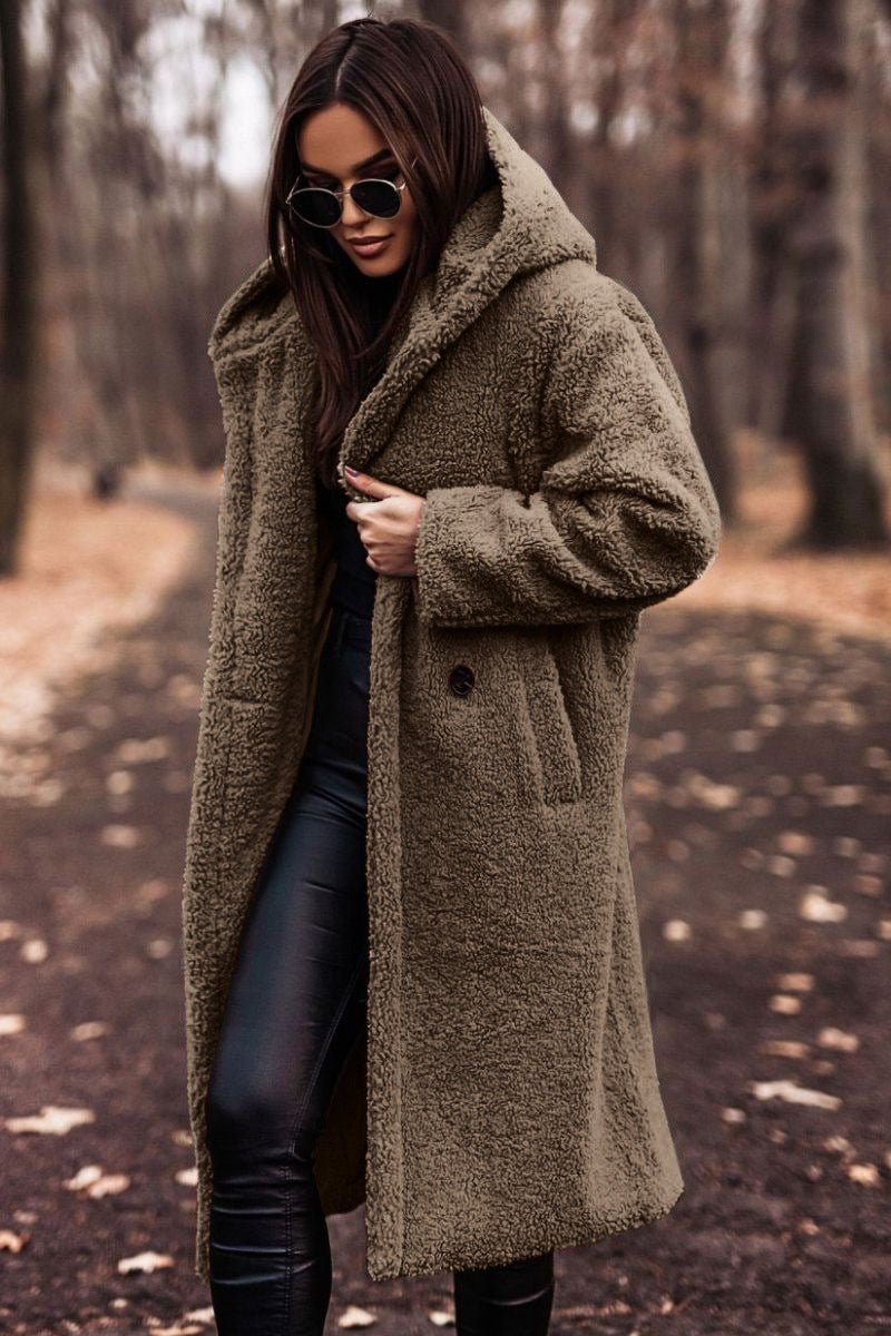 Ophelia – Oversized Teddy Fleece Coat