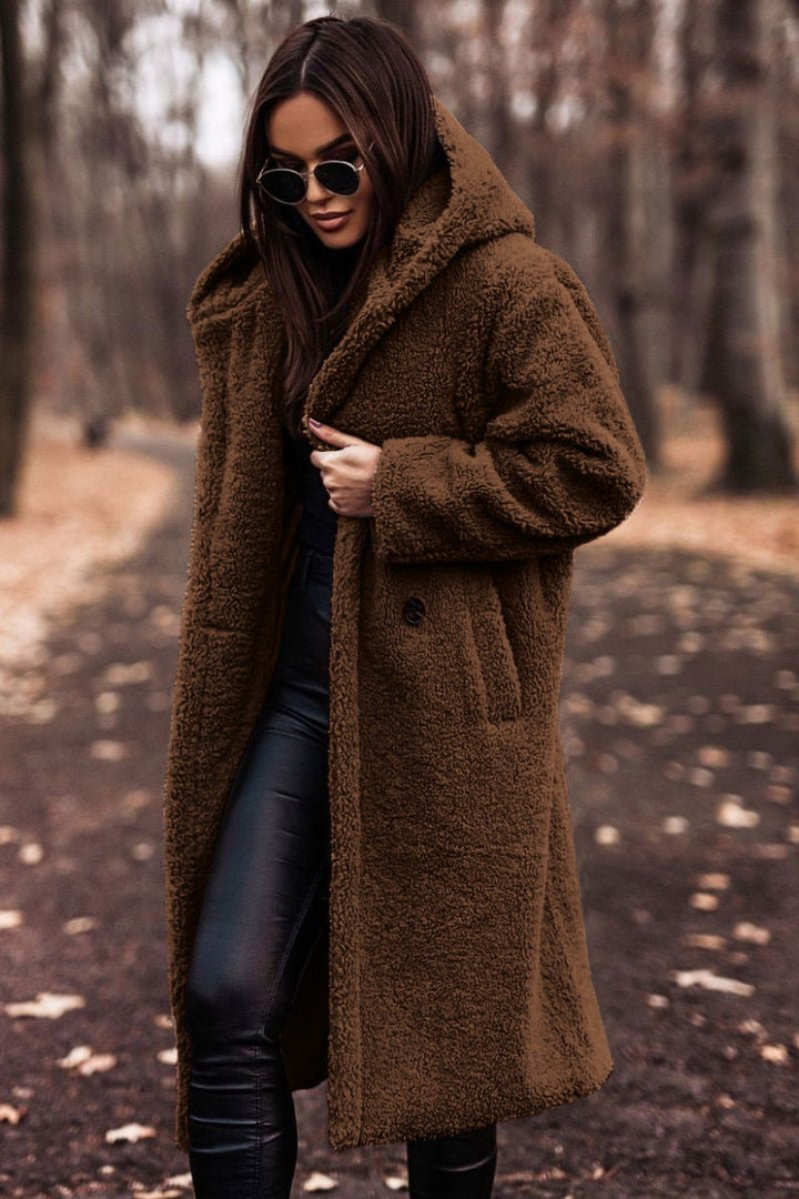 Ophelia – Oversized Teddy Fleece Coat