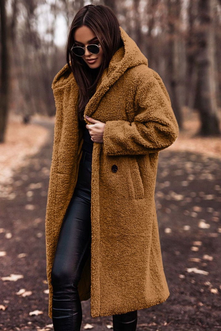 Ophelia – Oversized Teddy Fleece Coat