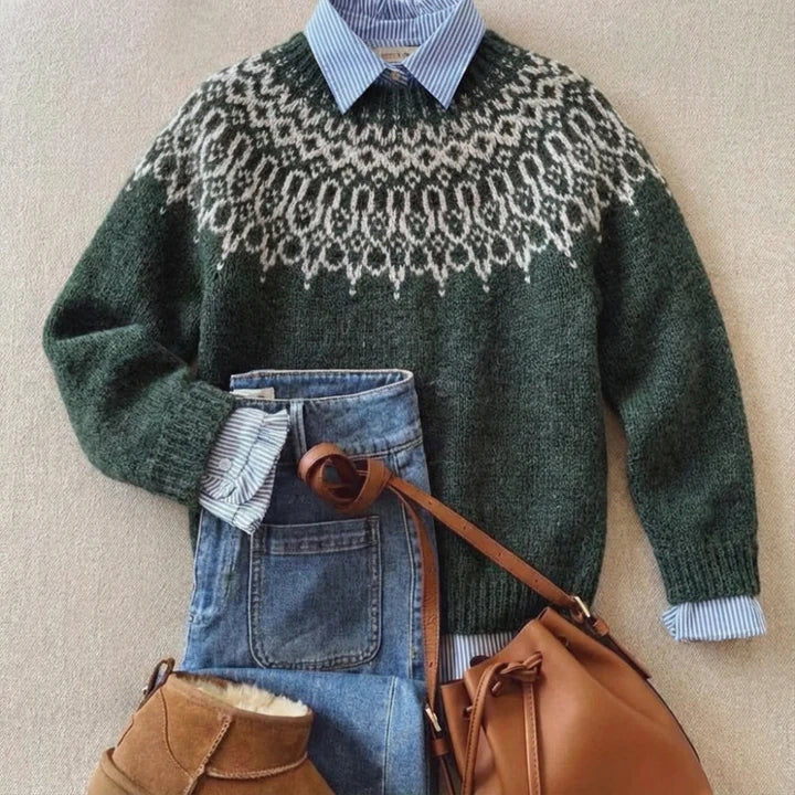 Jennifer – Fair Isle Knit Jumper