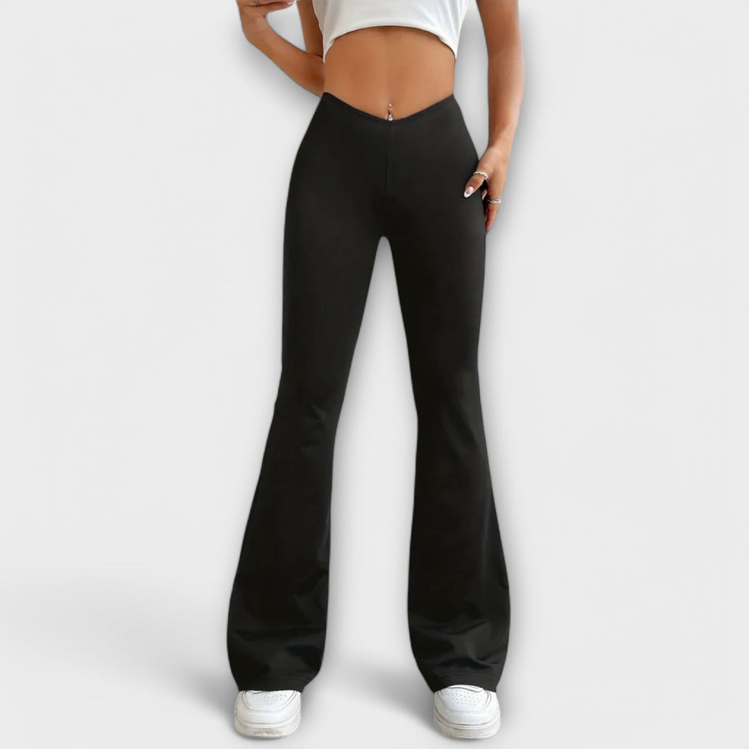 Eleni | Relaxed Trousers with Flared Leg