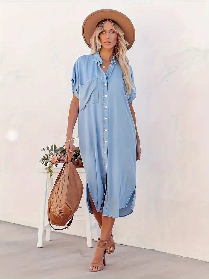Cerys | Shirt-dress With Pockets