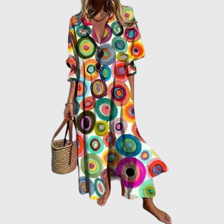 Elsie | Elegant Bohemian Maxi Dress