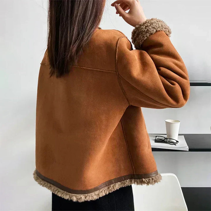 Eugenie – Elegant Cosy Faux-Shearling Jacket