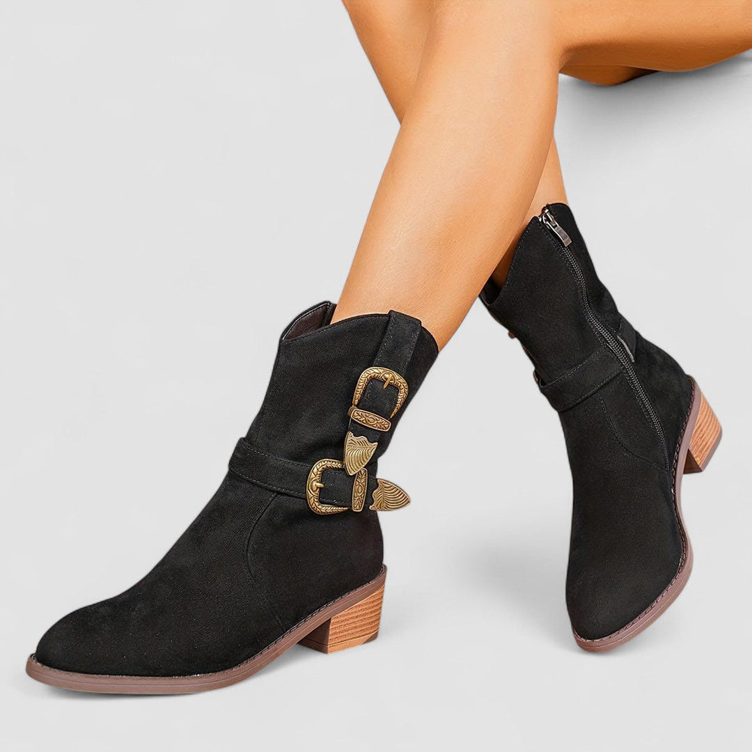 Susanna – Western Buckle Boots