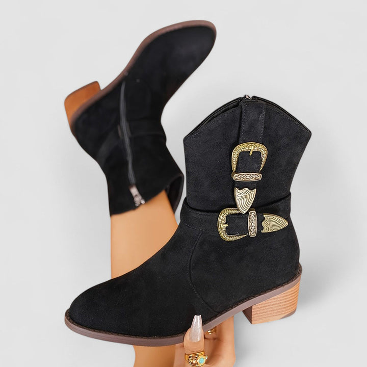 Susanna – Western Buckle Boots