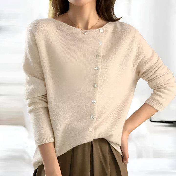 Tamsin – Soft Knit Button-Front Cardigan