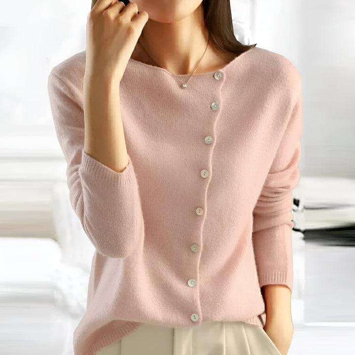Tamsin – Soft Knit Button-Front Cardigan