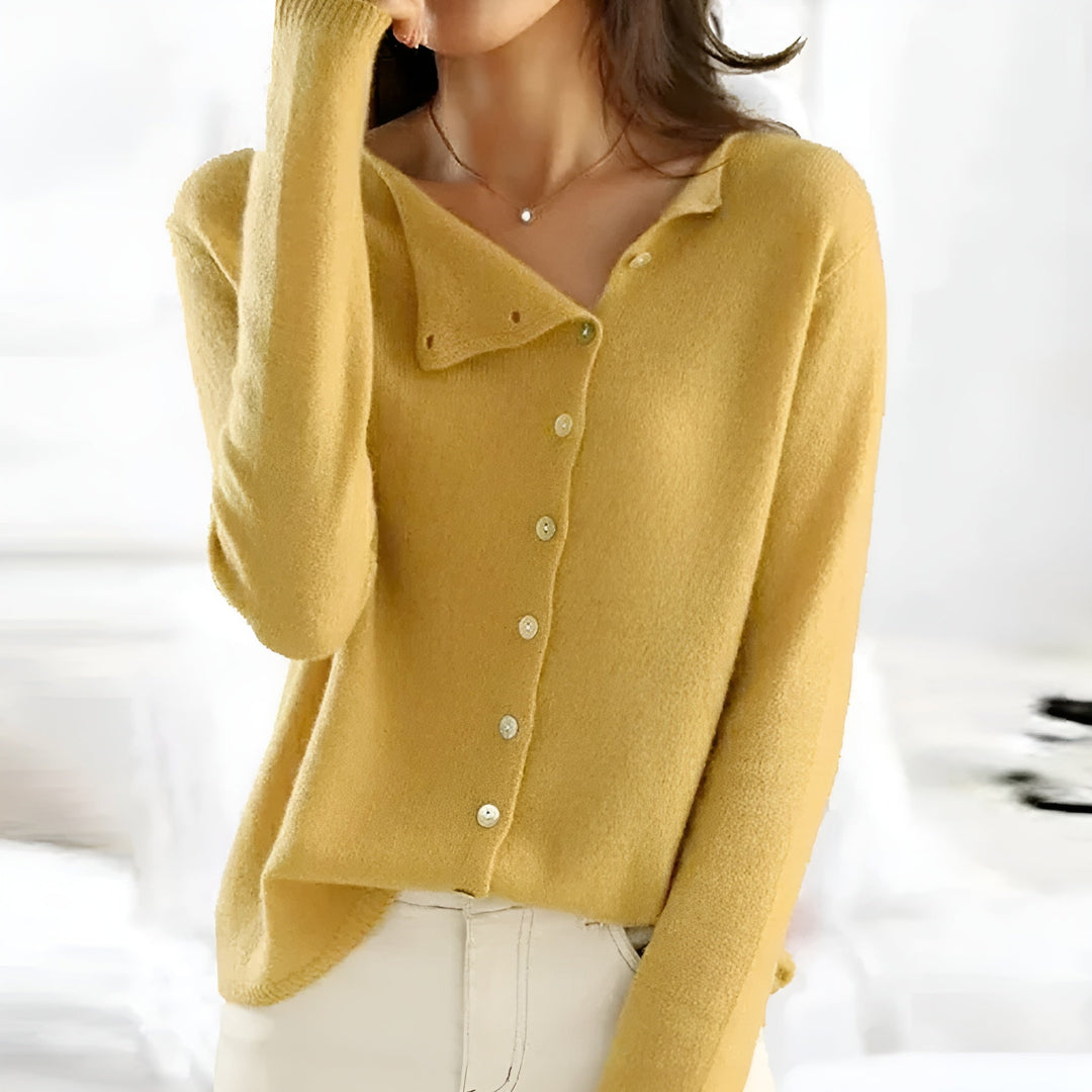 Tamsin – Soft Knit Button-Front Cardigan