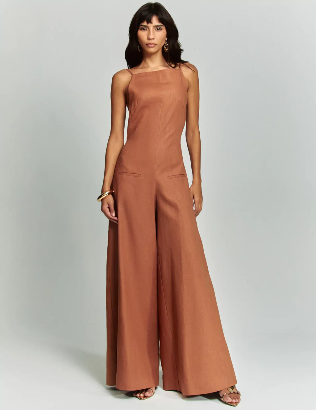 Georgiana – Wide Leg Structured Jumpsuit