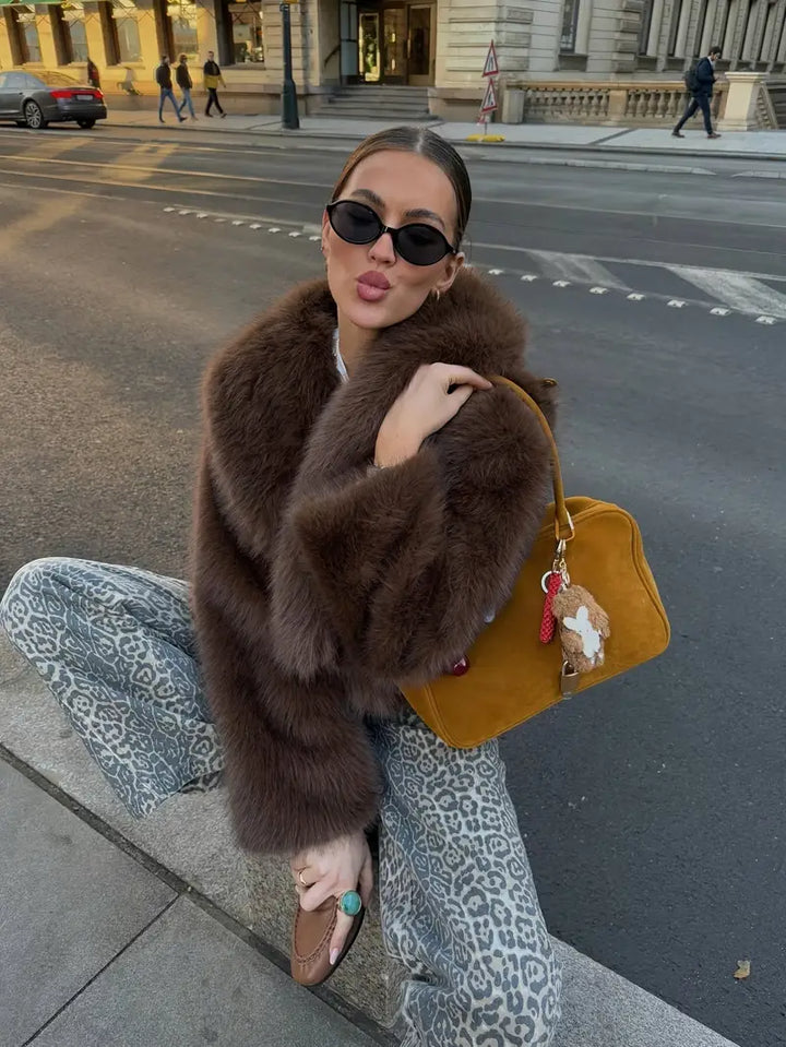 Philippa – Luxurious Faux Fur Jacket