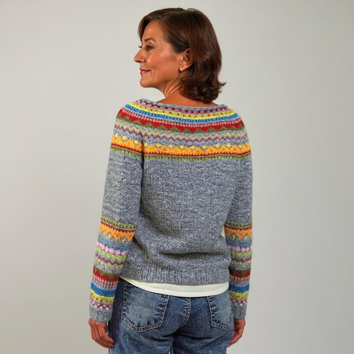 Orla – Patterned Knit Jumper