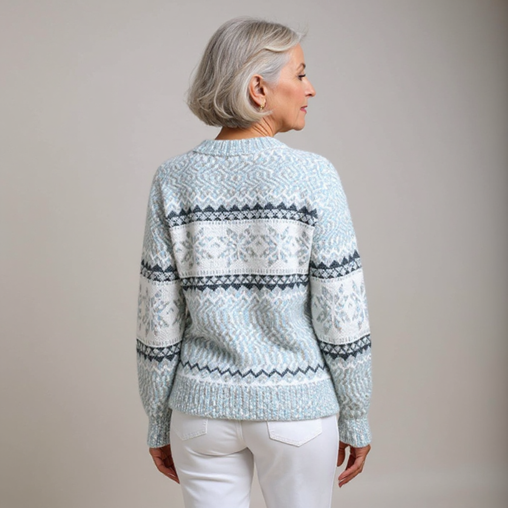 Nicola – Nordic Snowflake Knit Jumper