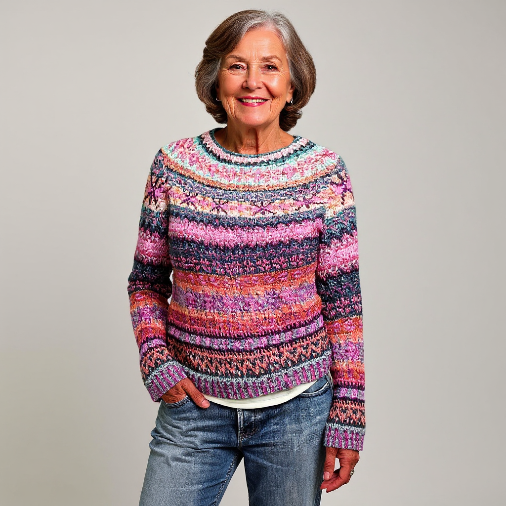 Cecily – Striped Knit Jumper