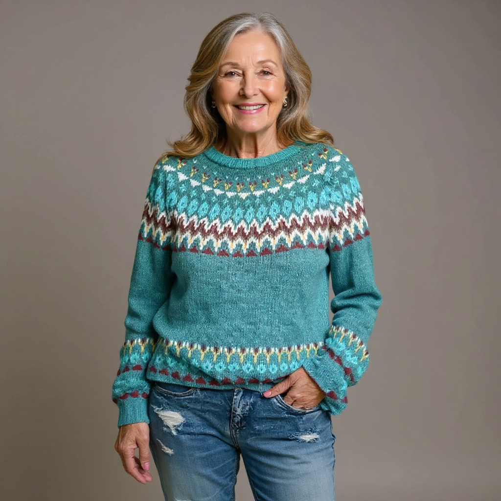 Christine – Fair Isle Knit Jumper