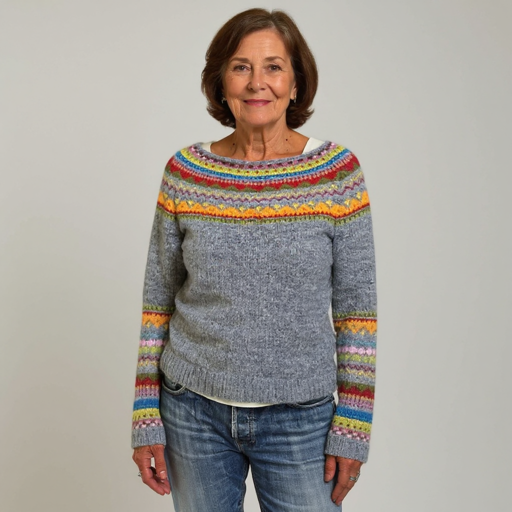 Orla – Patterned Knit Jumper