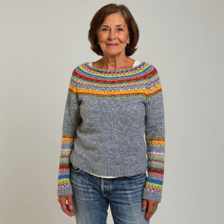 Orla – Patterned Knit Jumper