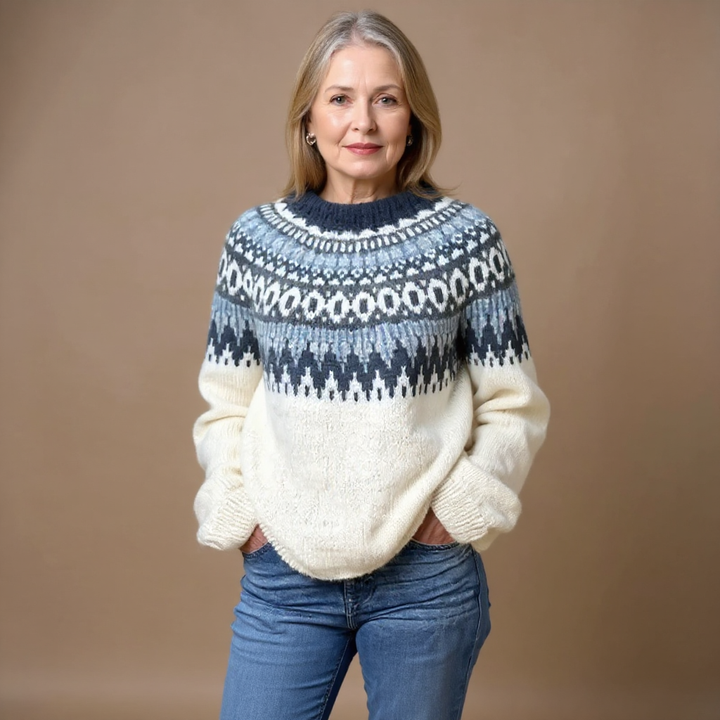 Molly – Fair Isle Knit Pullover Jumper