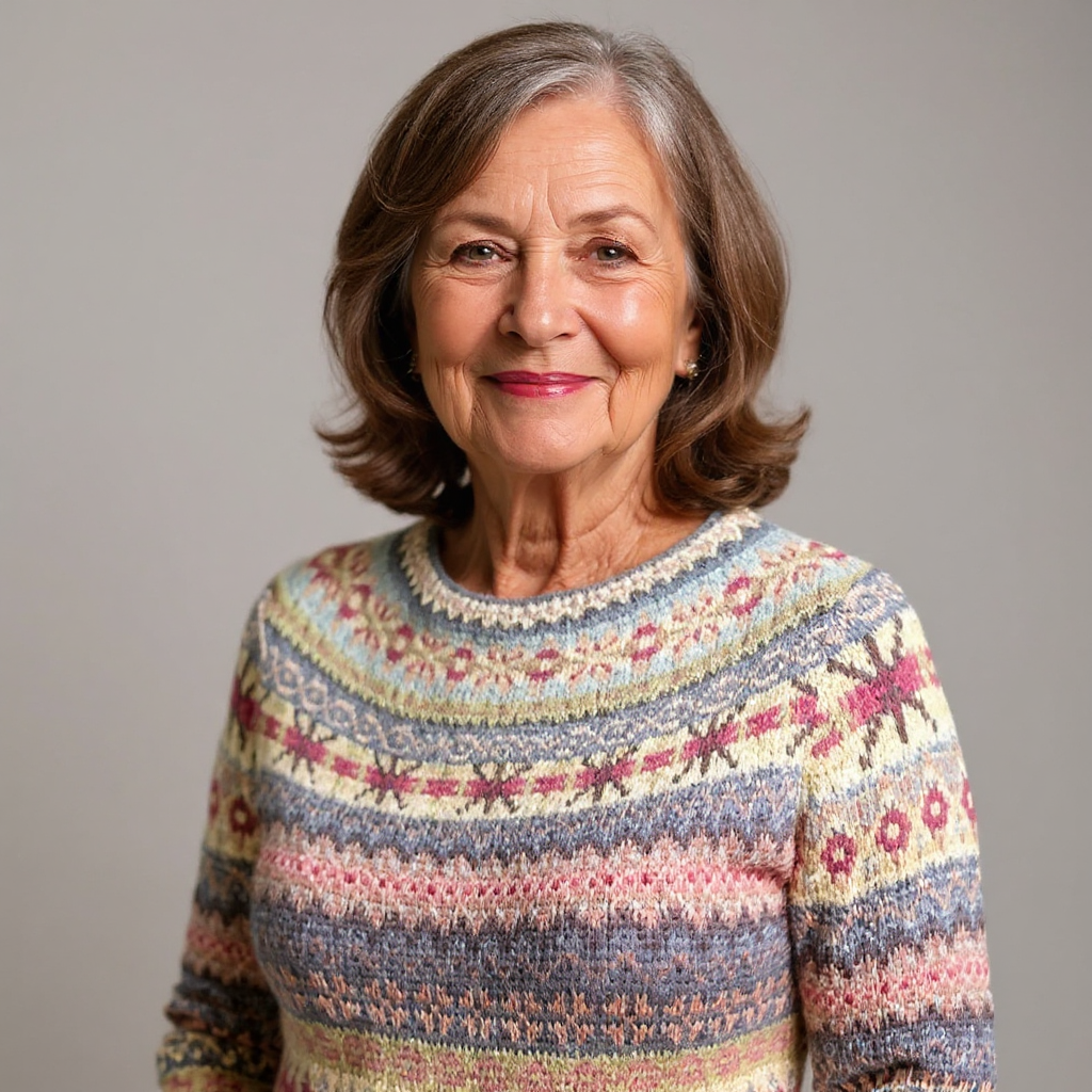 Helen – Fair Isle Knit Jumper