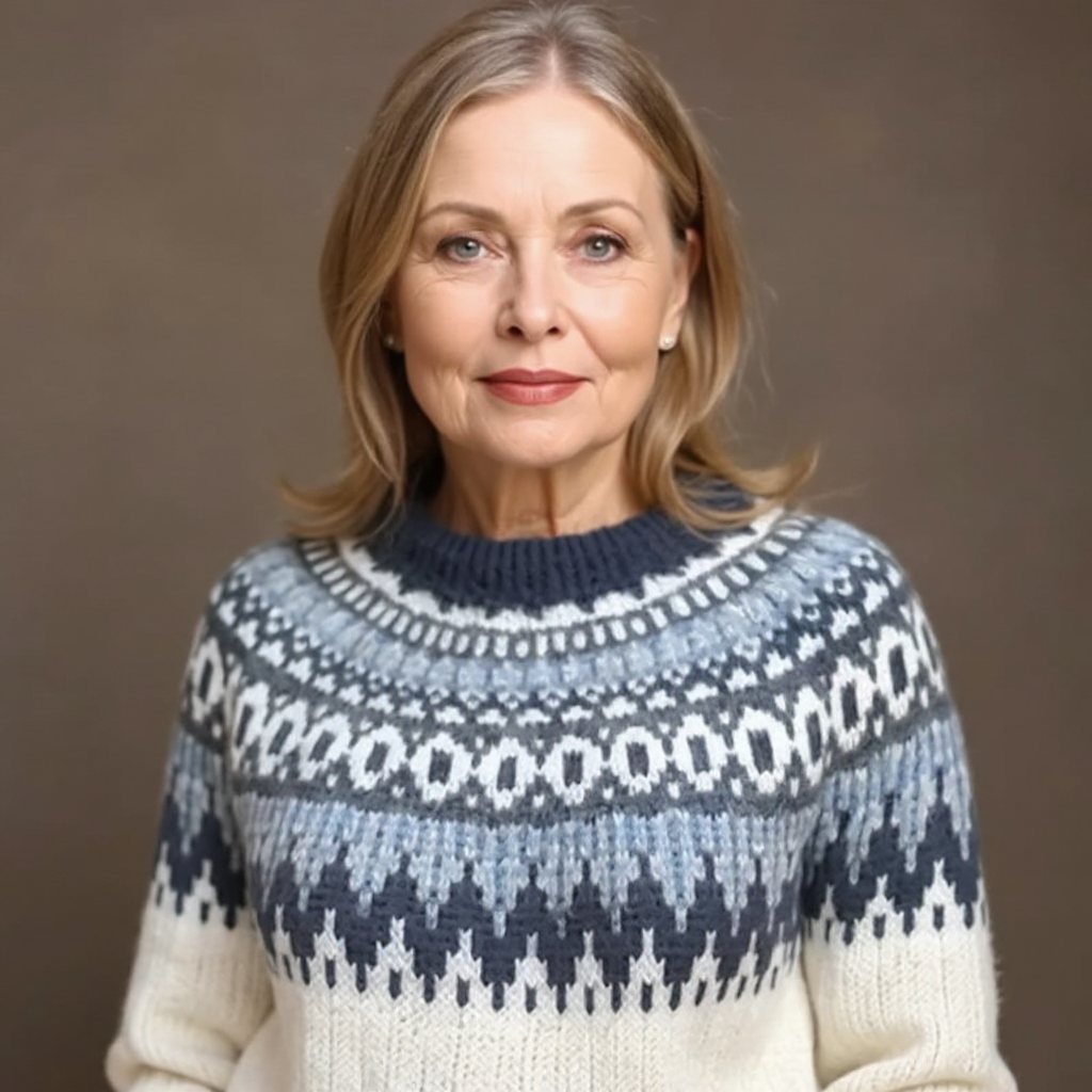Molly – Fair Isle Knit Pullover Jumper