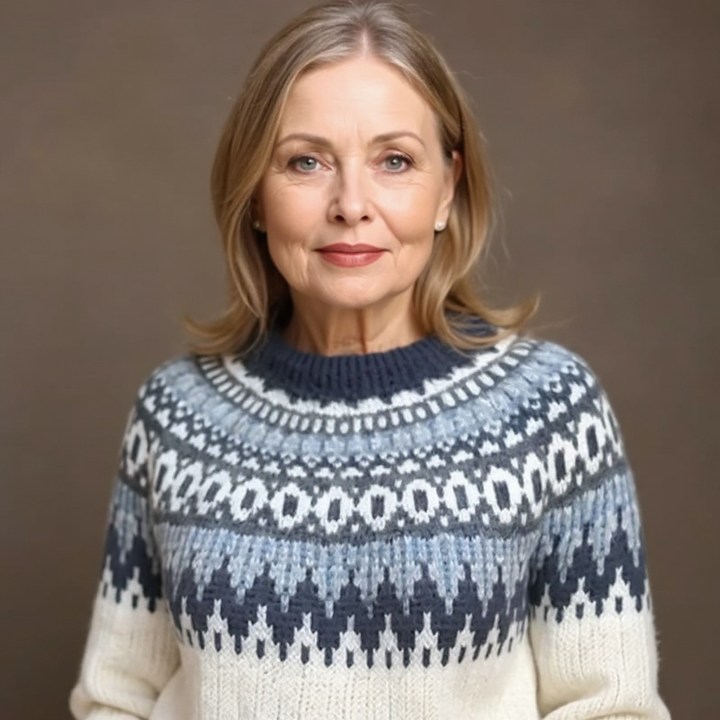 Molly – Fair Isle Knit Pullover Jumper