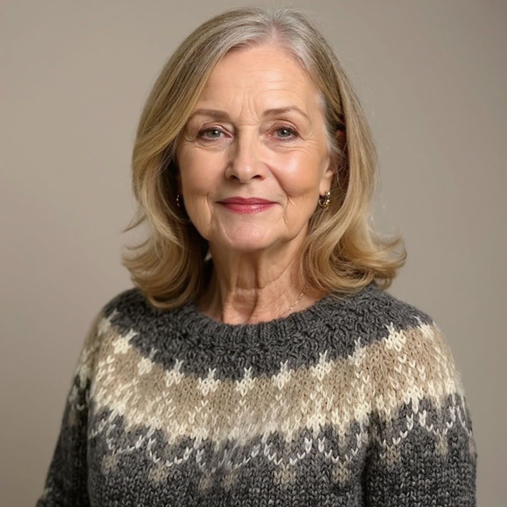 Annabel – Fair Isle Knit Pullover Jumper