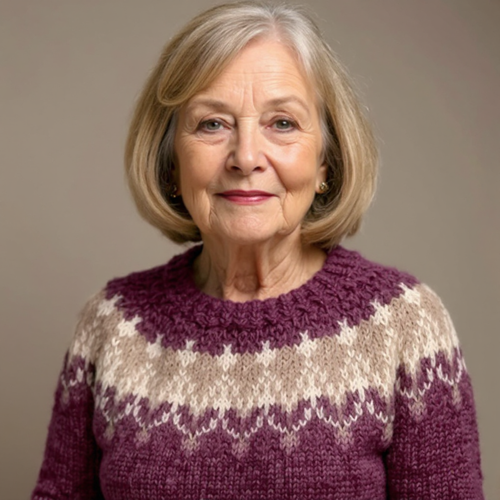 Annabel – Fair Isle Knit Pullover Jumper