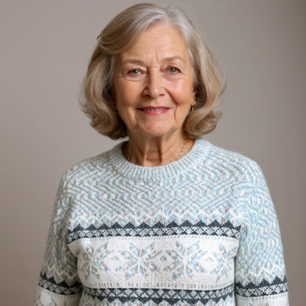 Nicola – Nordic Snowflake Knit Jumper