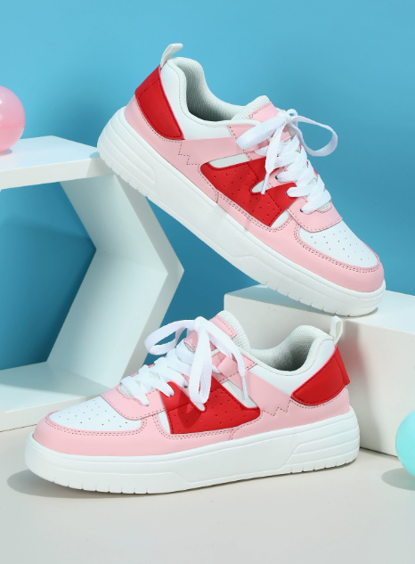 Marjory – Lace-Up Platform Trainers