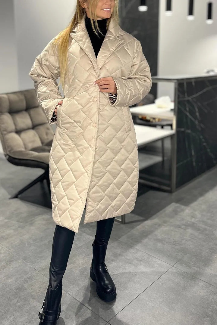 Morven – Quilted Longline Padded Coat