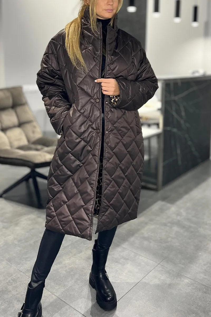 Morven – Quilted Longline Padded Coat