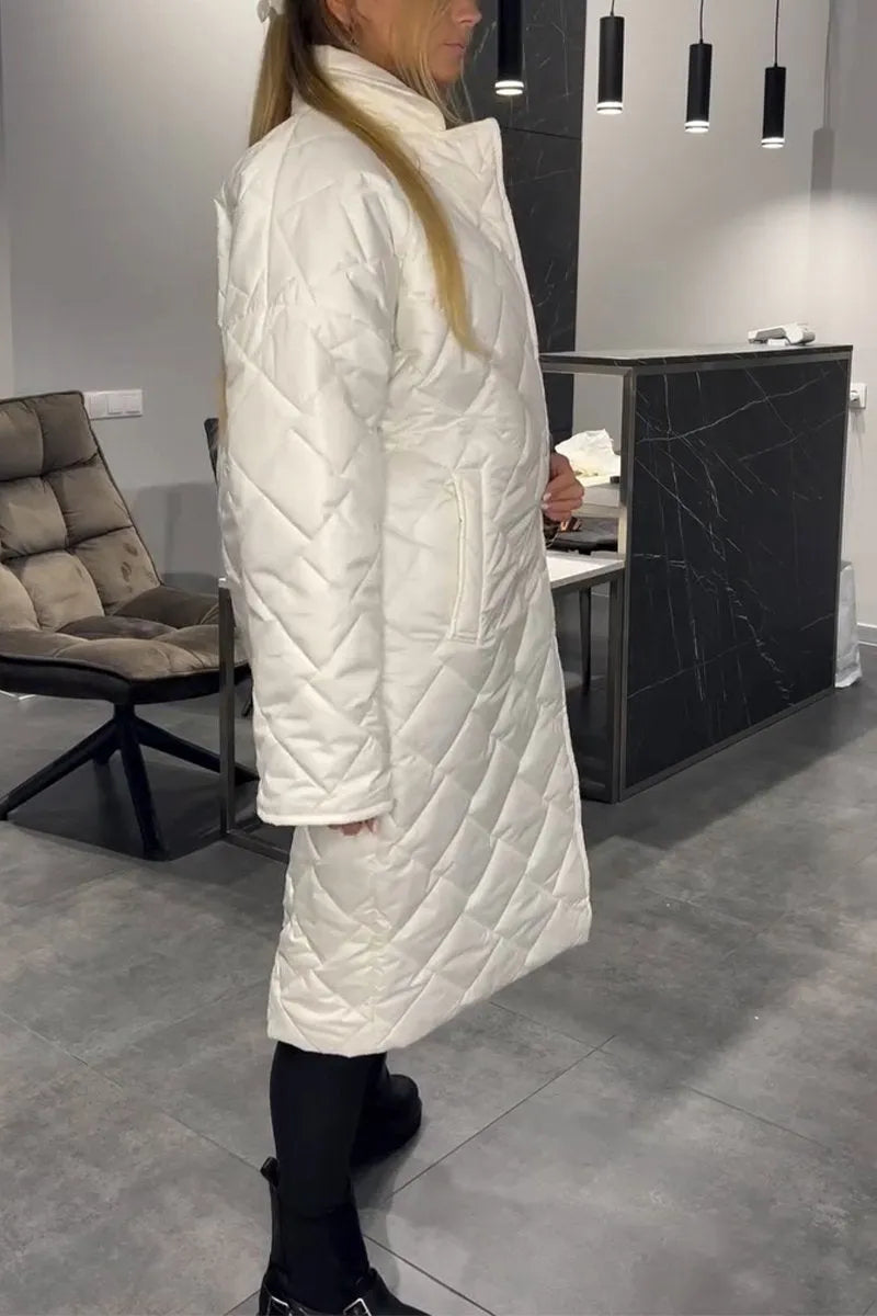 Morven – Quilted Longline Padded Coat