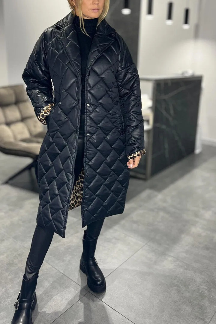 Morven – Quilted Longline Padded Coat